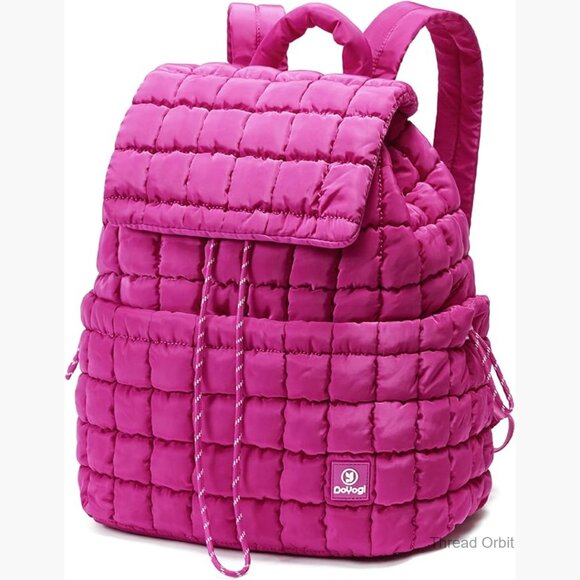 Lightweight Quilted Puffer Backpack 20L Large Capacity Travel Gym Daypack main image 6